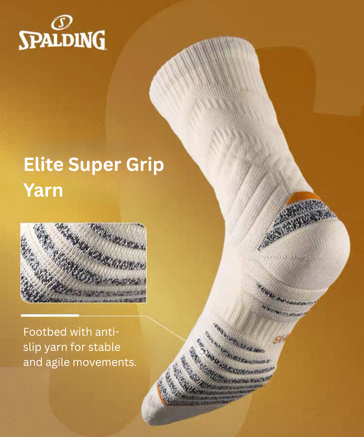 Spalding Performance Basketball Socks